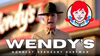 Gunnery Sergeant Hartman Visits Wendy&rsquo;s (Full Metal Jacket) 🎖️🍔💥 