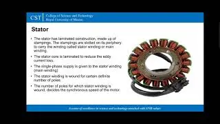 single phase induction motor construction  & double field revolving theory
