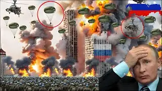 TENSIVE!! Chaos in Russia, US Special Forces Raid Moscow from the Air - Arma 3