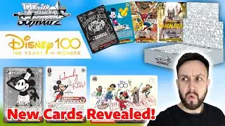 Disney 100 new cards revealed, possible pull rates! Let's look at the set so far!