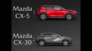 Mazda SUV Size Guide CX-30 & CX-5