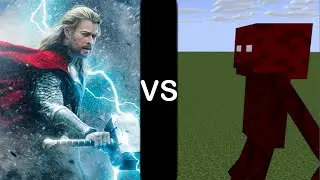 Battle Fight! | Thor vs Anomaly-666 (Marvel vs Anomaly Minecraft)