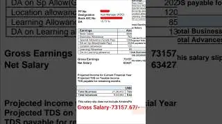 IBPS SO Salary/Latest Salary Slip #afo #12thBipartite #May2024 #trending #ibpssoafo #agriculture