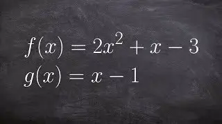 Applying the 4 operations to function then determining the domain