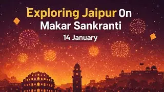Pink City skies, colorful kites & festive vibes 🪁✨ | Makar Sankranti 2026 