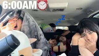МЫ ПРОВЕЛИ 24 ЧАСА В МАШИНЕ! *НОЧНОЙ ЧЕЛЛЕНДЖ*😱