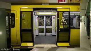 [U-Bahn] IK17-zug na linii metra U5 Berlin | IK17-Zug auf der Linie U5 Berlin