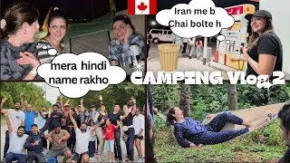 Camping Night कहानियां | Full Night Jamming 🎶 | Beer + BBQ + Jamming | Park Ontario | part 3