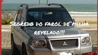 Aprenda a ligar o farol de milha da Pajero TR4 modelo bolinha!!