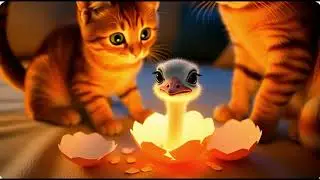Brave Ginger Kitten Protects a Mysterious Egg 🥚🐱  Emotional Animal Story