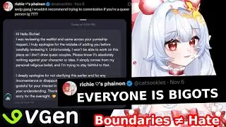 Internet CANCELS Artist for Saying No &ndash; The VGen Drama