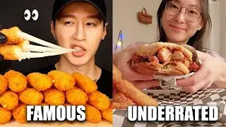 FAMOUS VS UNDERRATED MUKBANGERS 👀