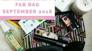 #fabbag #indiansubscriptionbox #september2018 My First Experience With Fab Bag (September 2018)