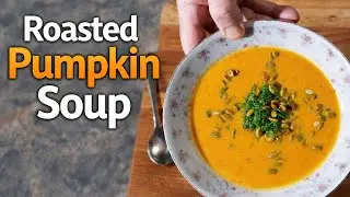 Creamy Roasted Pumpkin Soup | Cozy & Easy Winter Recipe