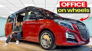 Car Modified Like Your Office on Wheels | Mercedes V 250 Interior Modification by Reddy Customs
