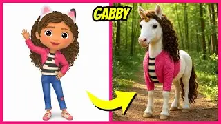 Gabby’s Dollhouse Characters as Unicorns ~ Guess the Voice Quiz | Gabby, DJ Catnip, Pandy Paws...