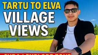 Tartu to Elva | Scenic Drive Through South Estonia 🇪🇪 | Nature, Villages & Elva Town Vibes
