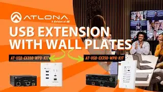 Extending AV with USB via Wall Plates