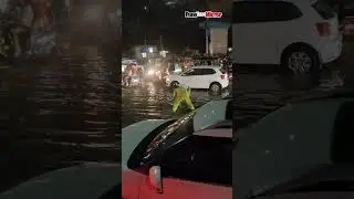 Pune Traffic Police Go Beyond Duty, Fix Drainage to Ease Traffic Flow