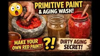 How to Make your Own Primitive Red Paint (Plus a Simple Aging Wash That Changes Everything)
