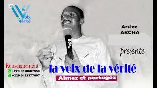 LA VOIX DE LA V&Eacute;RIT&Eacute; DE CE JOUR 12-01-2026