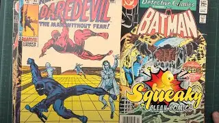 New Comics picked up. Bronze and Silver Marvel and DC. #comiccleaning #comicbooks #comiccollecting