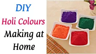 Homemade holi colours / How to make holi colour at Home | DIY holi colors | holi colours | Holi 2021