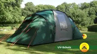 Coleman® Spruce Falls 4 - Familienzelt mit Nachtschwarz-Schlafkabinen - DE