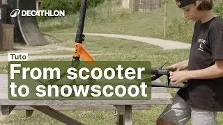 TUTORIAL - How to transform your scooter into a snowscoot with SNOWPAD ? | Decathlon