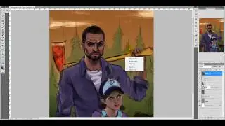 Lee & Clem part two - The Walking Dead | TIMELAPSE