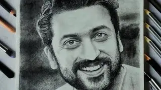 Drawing of Actor Suriya Sivakumar | Pencil Drawing |Art