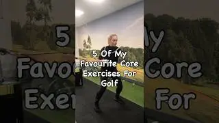 5 Of My Favourite Core Exercises For Golf! ⛳️ 💪🙌