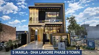 5 Marla Ultra Modern House for Sale in DHA Phase 9 Town Block C | 3 Beds | 3.5 Crore