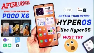 poco X6 after hyper os update video amazing features add on 😱🫣🤯