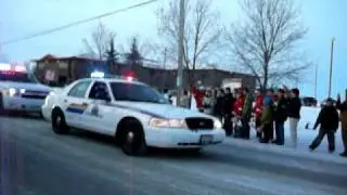 The olympic torch in Rosetown S.K,