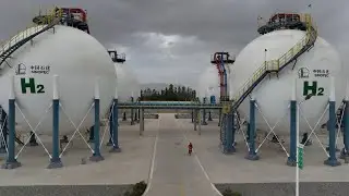 GLOBALink | A visit to mega green hydrogen project in Xinjiang, China