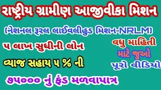 રાષ્ટ્રીય ગ્રામીણ આજીવિકા મિશન || National rural livelihood mission