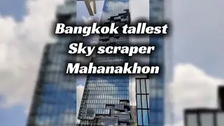 Bangkok’s tallest building . #thailandtravel #mahanakhon #kingpowermahanakhon #vlog 