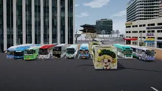 [3D운전게임] (멀티)라이브 부산 508번 산타버스 운행 합니다