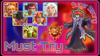 Make Your Root Riders More Strong With Super Giant. RC Charge+Velkery+2 OG Spell+Root Combo. Army 👇