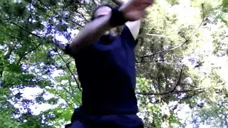 Glancing Arm Block, Knee Kick, Downward Elbow Strike