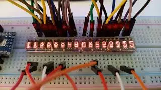 Multiple vintage displays HCMS-2915