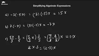 Algebra - 1.2 Simplifying Algebraic Expressions | Part 4 | Xisaab | Af Somali