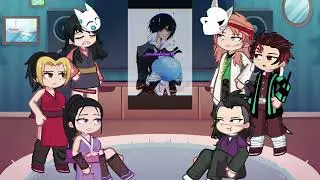 Hashiras react to Diablo | Rimuru Tempest | Slime | Giyuu | Demon Slayer | Gacha life