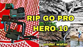 RIP GO PRO HERO 10 IN UNDER WATER [ DASSAM FALL ] SILKROAD RIDER #rip #fall #explore #r15v4 #gopro