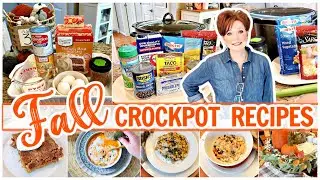 FALL CROCKPOT RECIPES🍁