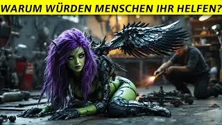 GELÄHMTE ALIENKRIEGERIN KROCH IN SICHERHEIT – DER MENSCH SCHENKTE IHR FLÜGEL