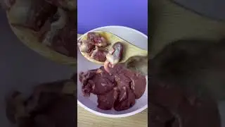 Pate de frango para gatos, sache caseiro, figado e cora&ccedil;&atilde;o #receita #asmr #asmrfood #asmrcomida