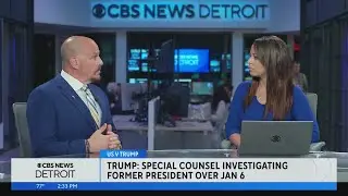 Former federal prosecutor discusses DOJ sending target letter to former President Donald Trump