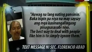 DBM Sec. Butch Abad, may 9 na kaanak na nagtatrabaho rin sa gobyerno